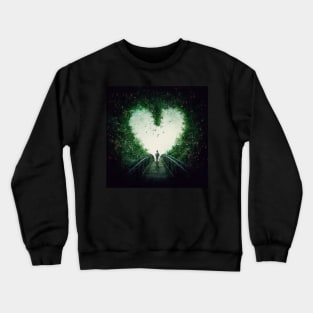 Follow your heart painting Crewneck Sweatshirt